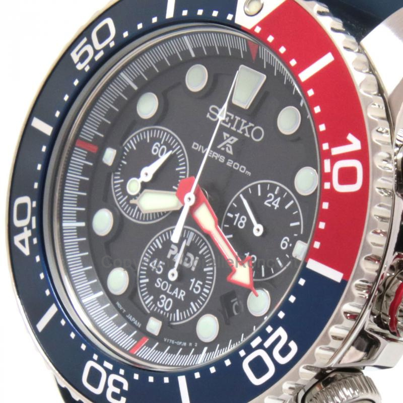 SEIKO PROSPEX NERO 43.5MM BRACCIALE CAUCCIÙ BLU