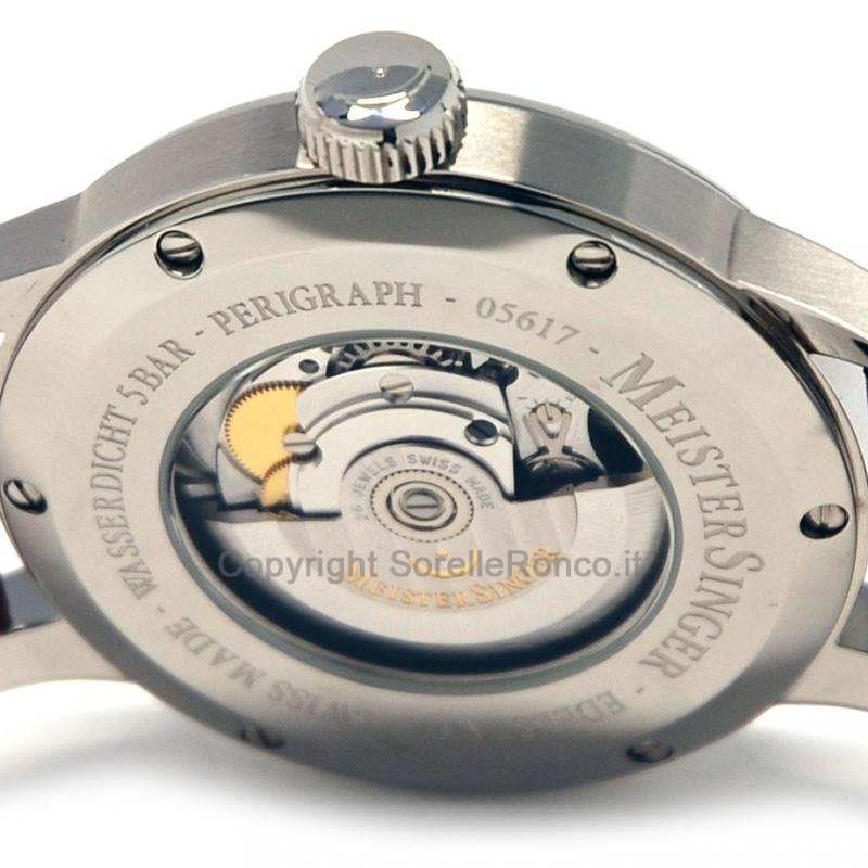 MEISTERSINGER CLASSIC PLUS PERIGRAPH 43MM BLU