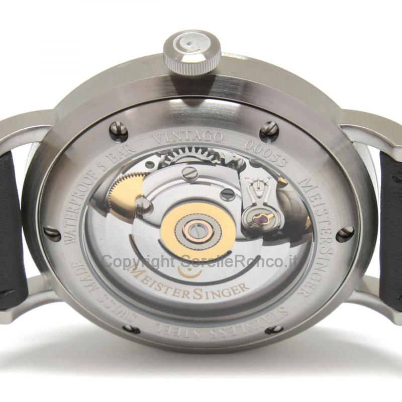 MEISTERSINGER CLASSIC VINTAGO BIANCO 38MM PELLE