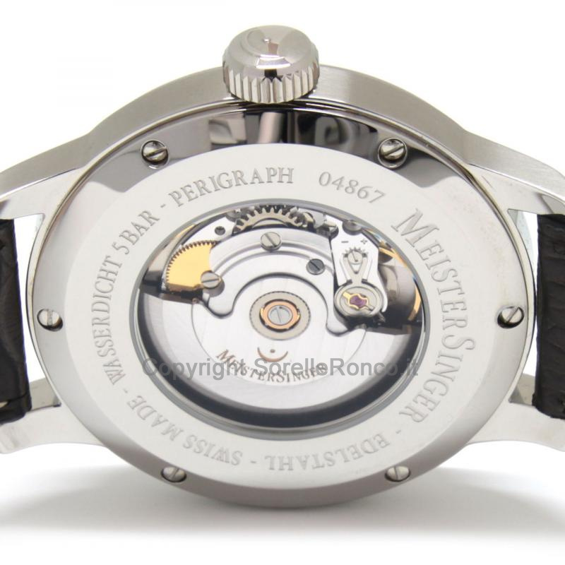 MEISTERSINGER CLASSIC PLUS PERIGRAPH 43MM GRIGIO