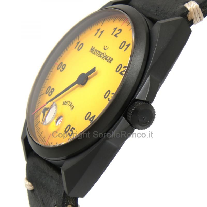 MEISTERSINGER SPECIALS 38MM GIALLO PELLE AUTO