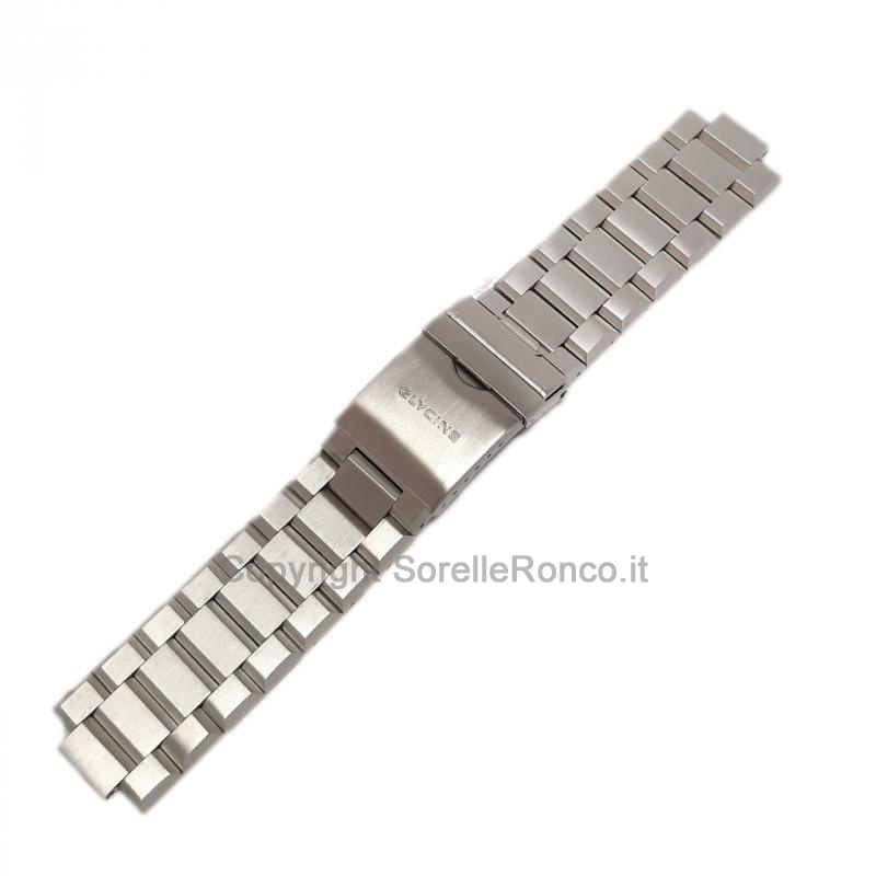 BRACCIALE GLYCINE ACCIAIO INOX 24MM