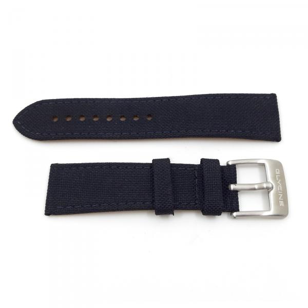 GLY-CIN-0006 - Cinturino Glycine Nylon Blu 22mm