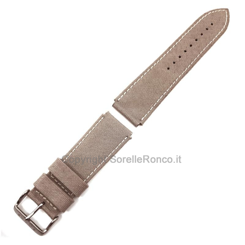 CINTURINO GLYCINE TESSUTO TINTA SABBIA 24MM