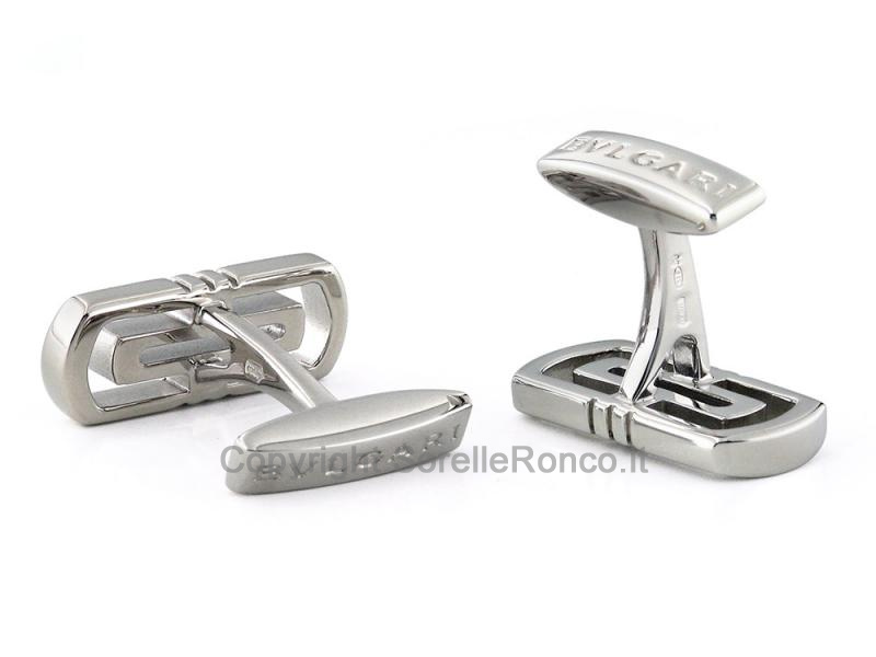 GEMELLI BULGARI PARENTESI IN ARGENTO