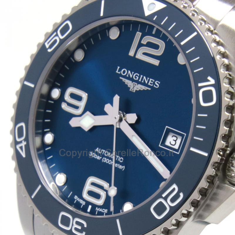 LONGINES HYDROCONQUEST BLU 41MM ACCIAIO CERAMICA