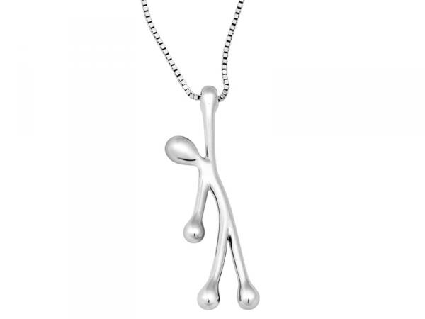 GS1001 - Collana Ciondolo Pensieri Felici Argento
