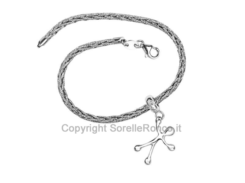 BRACCIALE PENSIERI FELICI CON CHARM