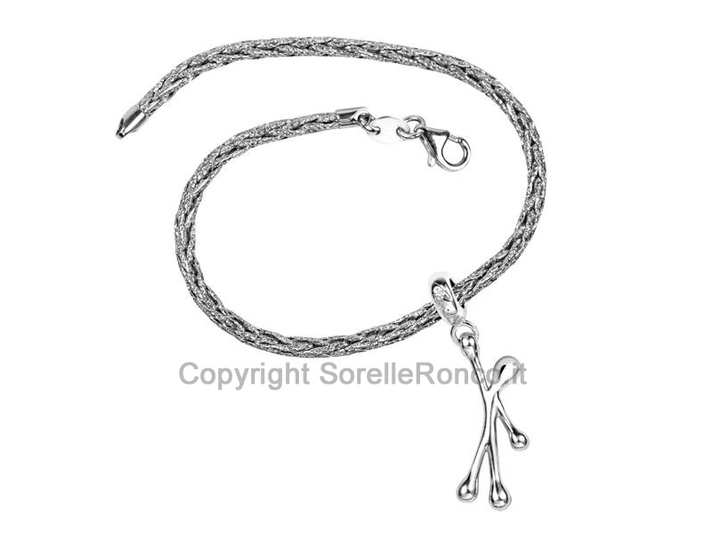BRACCIALE PENSIERI FELICI CHARM OMINO