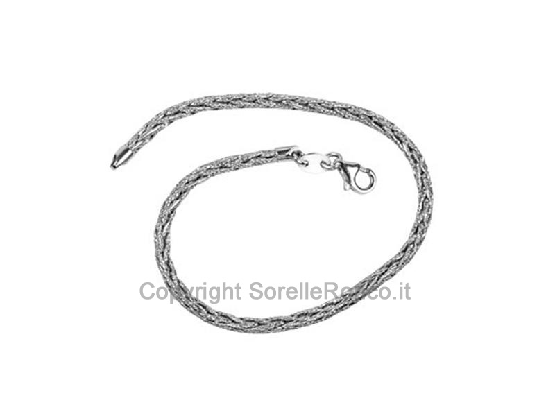 BRACCIALE PENSIERI FELICI CHARM ARGENTO E PERLA