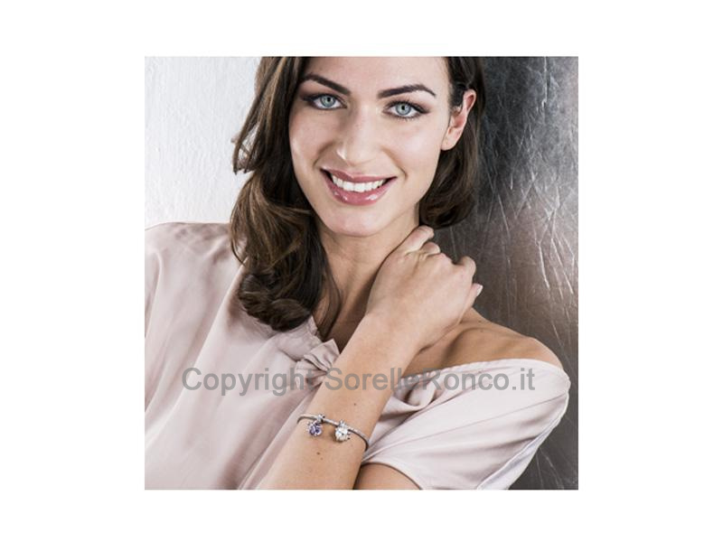 BRACCIALE CHARM PENSIERI FELICI AMETISTA