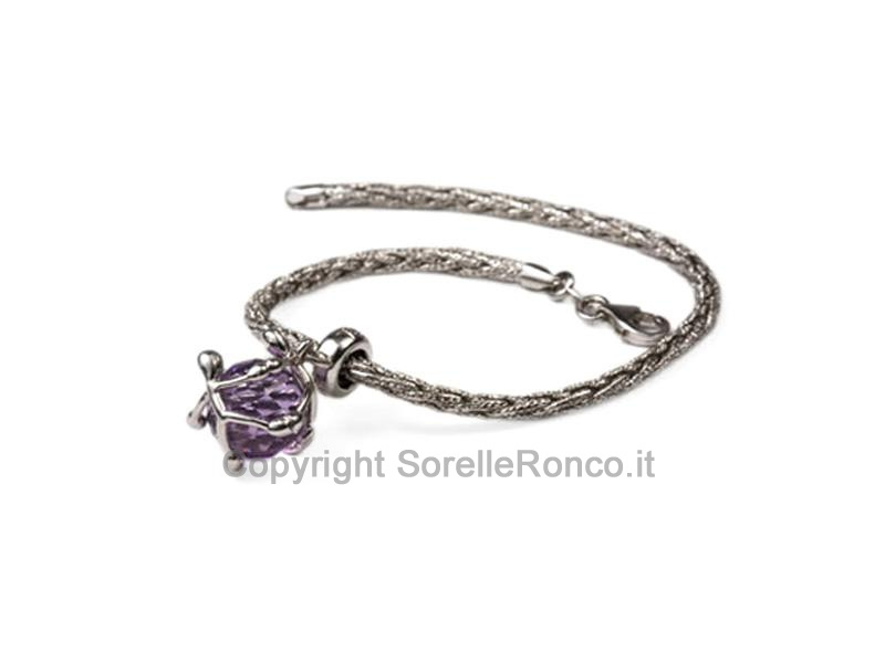 BRACCIALE CHARM PENSIERI FELICI AMETISTA