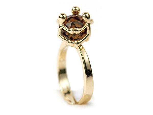 GS1025CFB-G - Anello Argento Pensieri Felici Taglia B