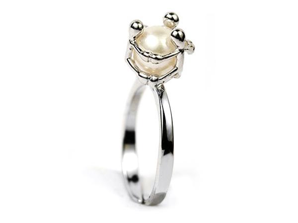 GS1025P-B - Anello Perla Pensieri Felici Taglia B