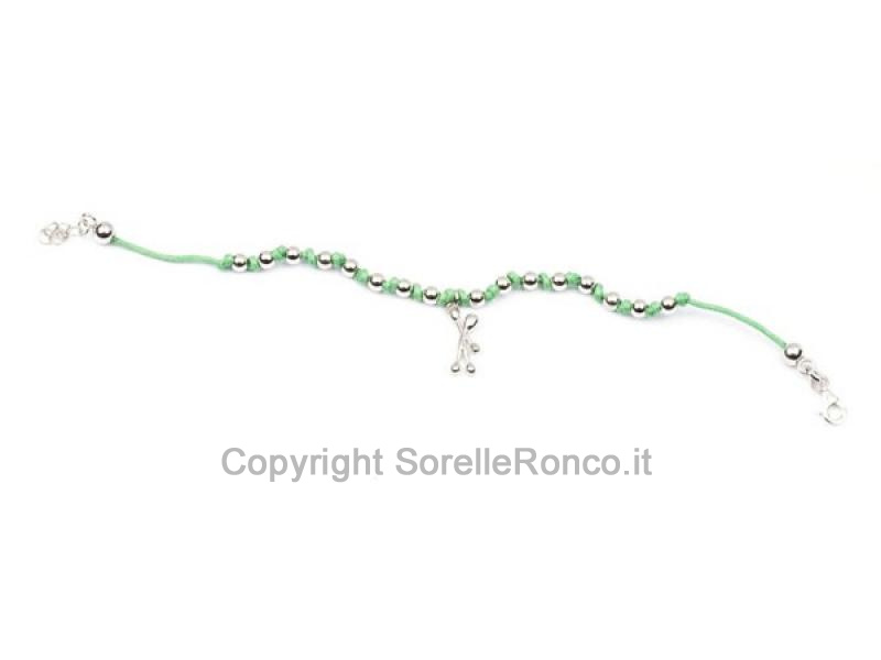 PENSIERI FELICI ARGENTO E COTONE ROSA