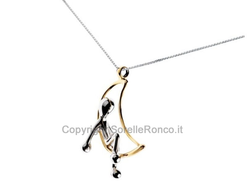 COLLANA PENSIERI FELICI OMINO E LUNA