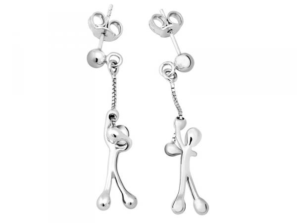 GS4008 - Orecchini Pensieri Felici in Argento