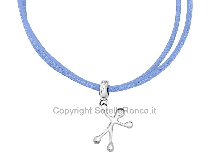 BRACCIALE PENSIERI FELICI IN ARGENTO