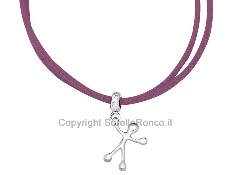 BRACCIALE IN ARGENTO PENSIERI FELICI