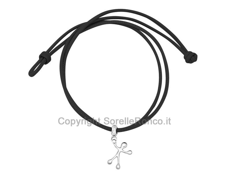 BRACCIALE IN ARGENTO PENSIERI FELICI
