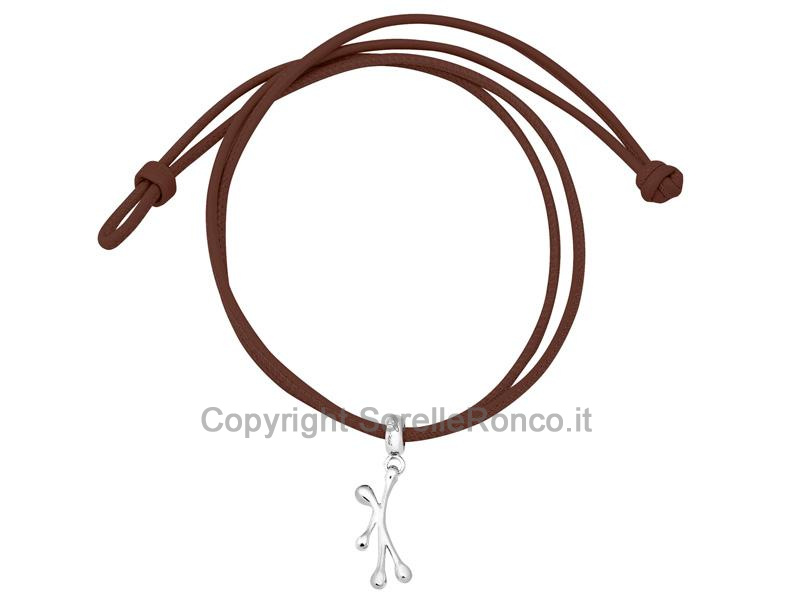BRACCIALE PENSIERI FELICI MARRONE