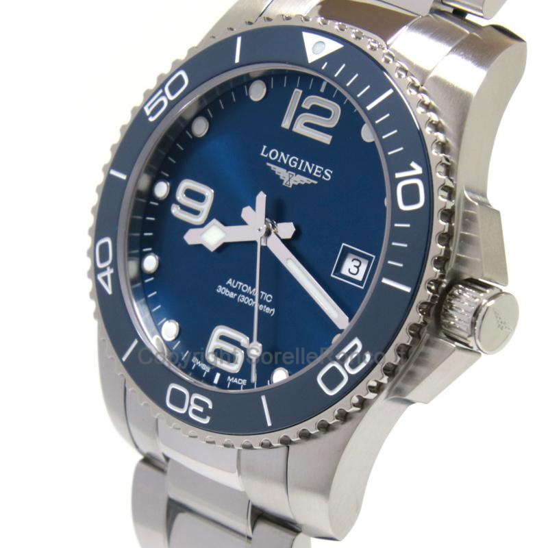 LONGINES HYDROCONQUEST BLU 41MM ACCIAIO CERAMICA