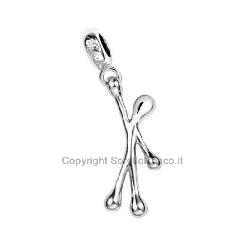 CHARM PENSIERI FELICI OMINO APPESO ARGENTO 925