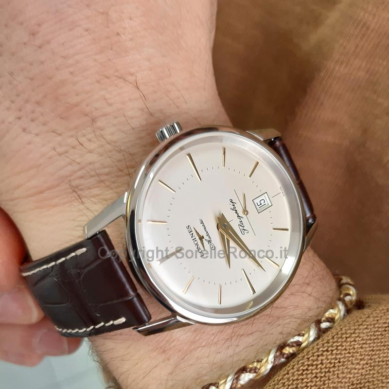 LONGINES HERITAGE FLAGSHIP 38,5MM ARGENTO