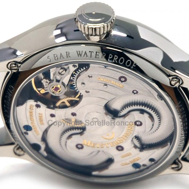 MEISTERSINGER CIRCULARIS MANUALE 43MM AVORIO PELLE