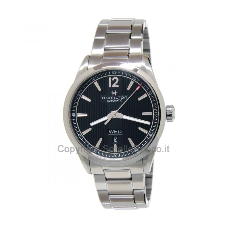 HAMILTON BROADWAY DAY DATE NERO 42MM ACCIAIO