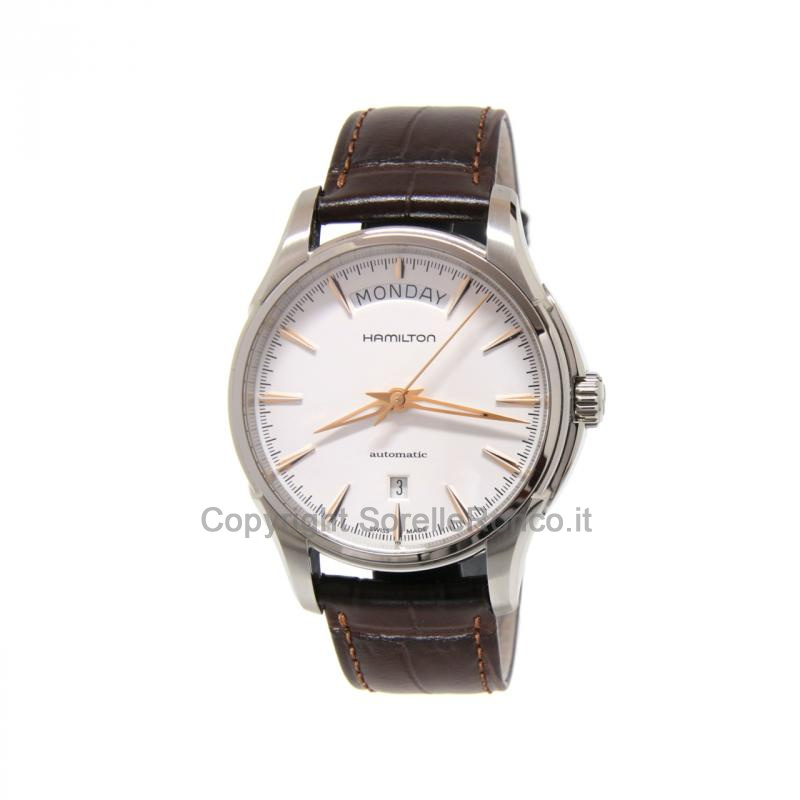 HAMILTON JAZZMASTER DAY DATE BIANCO 40MM PELLE