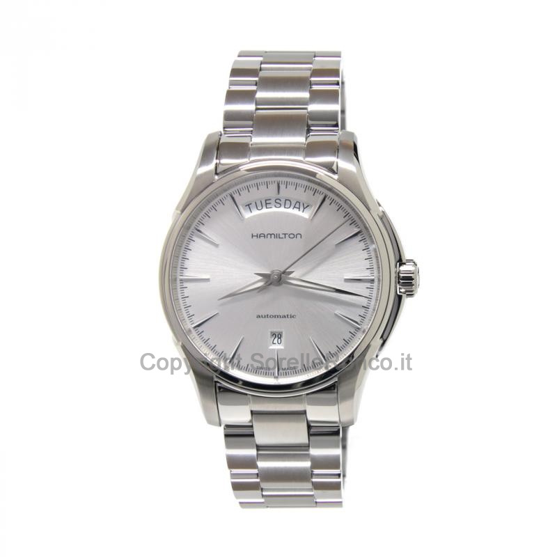 HAMILTON JAZZMASTER DAY DATE SILVER ACCIAIO 40MM