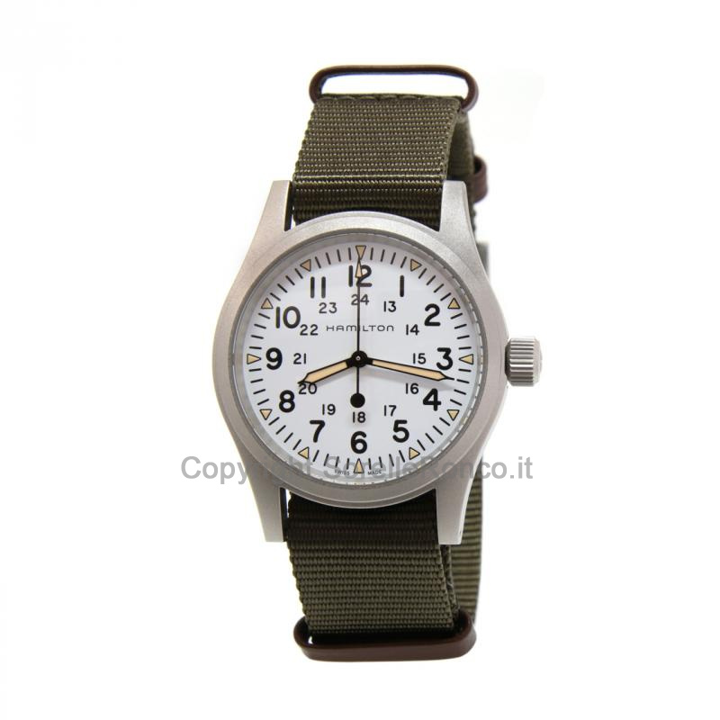 HAMILTON KHAKI FIELD MECHANICAL 38MM BIANCO
