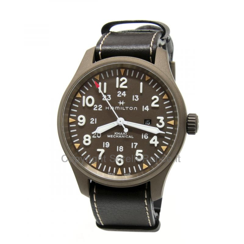 HAMILTON KHAKI FIELD MECCANICO VERDE 50MM SPECIALS