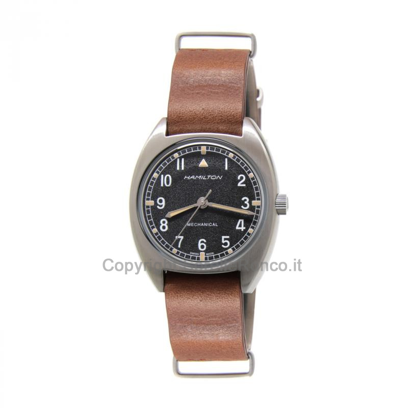 HAMILTON PILOT PIONEER NERO NATO MARRONE 36MMX33MM