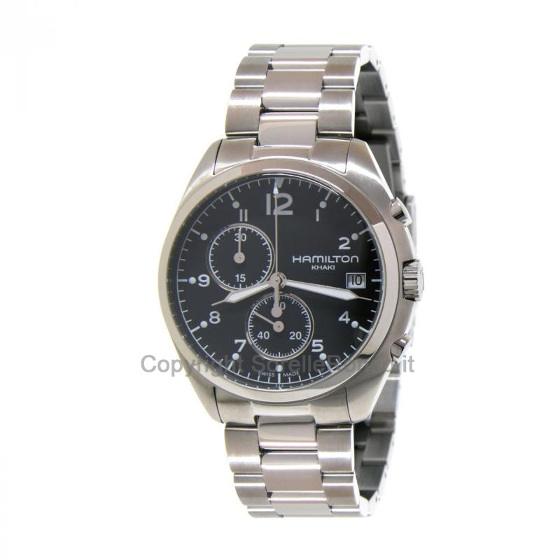 HAMILTON KHAKI AVIATION PILOT PIONEER 41MM NERO