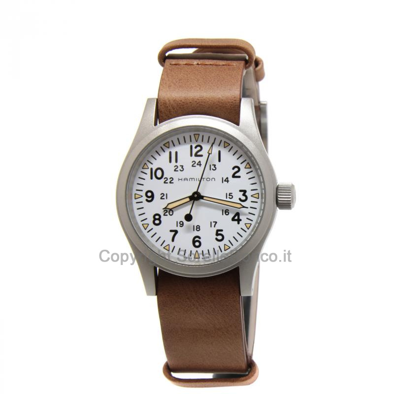 HAMILTON KHAKI FIELD MECHANICAL 38MM BIANCO