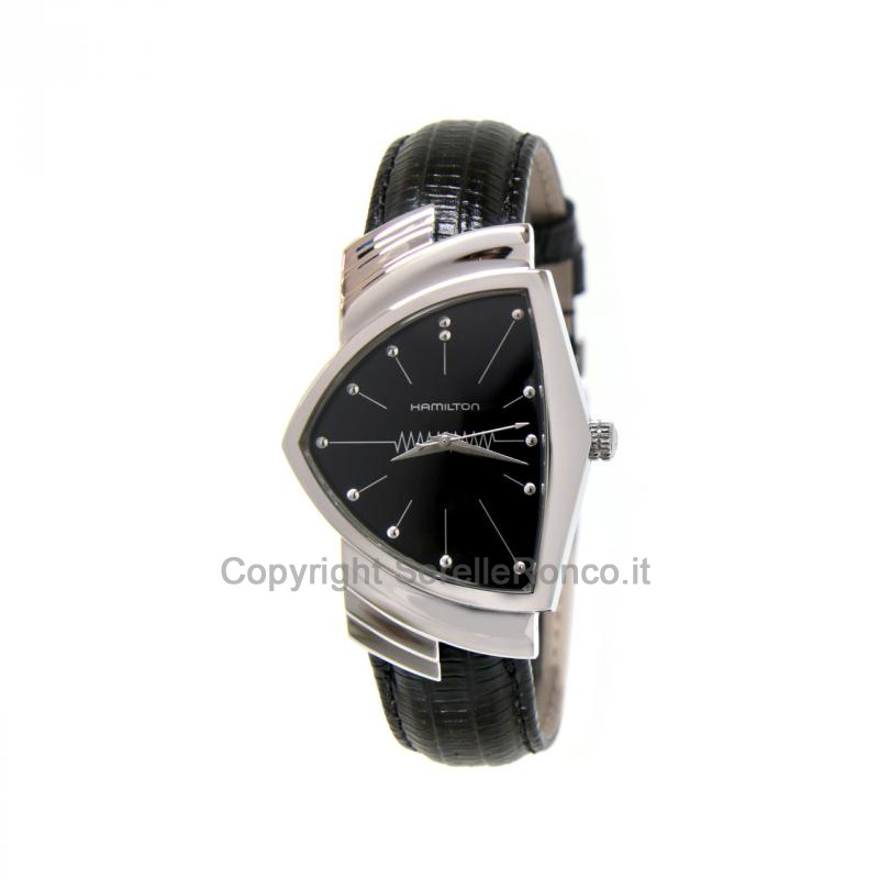 HAMILTON VENTURA NERO QUARZO 32,3X50,3MM