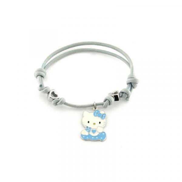 BRKT8 - Hello Kitty Bracciale Baby Little Kitty Azzurro