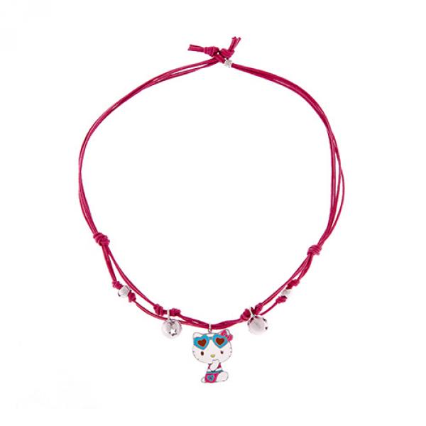 CS2 - Collana Hello Kitty cotone cerato