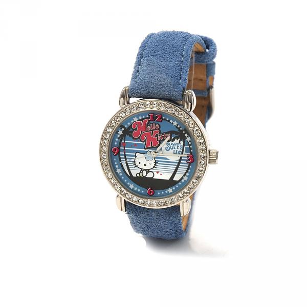 ZR24276 - Hello Kitty Orologio Camoscio Azzurro