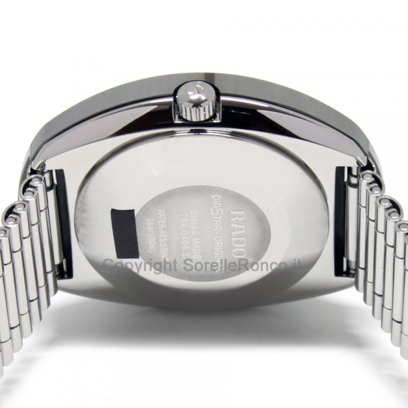 RADO THE ORIGINAL NERO DIAMANTI 35MM ACCIAIO