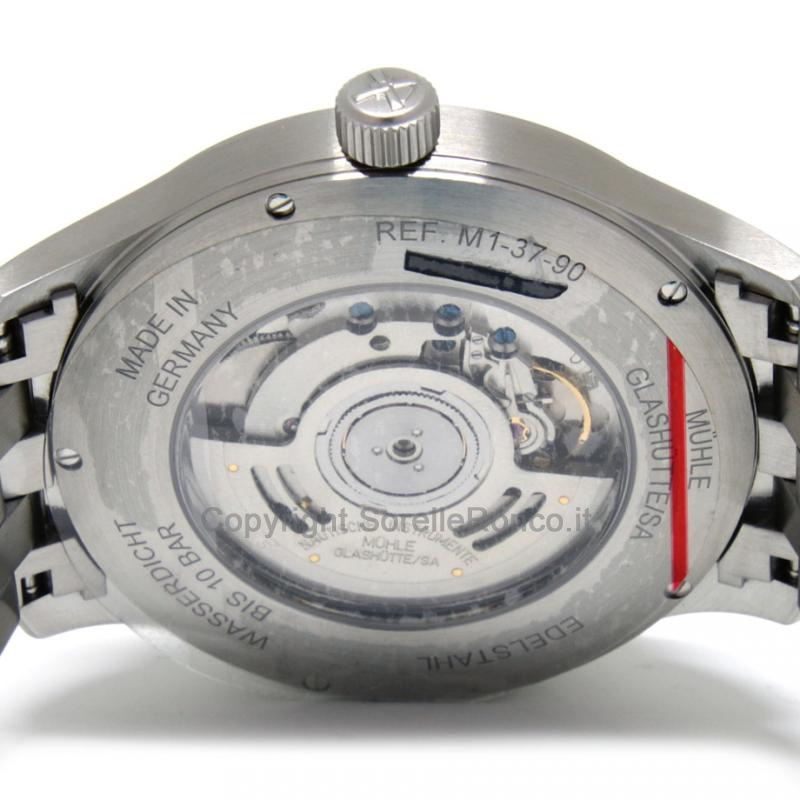 MÜHLE GLASHÜTTE TERRASPORT IV NERO GMT 42MM STEEL