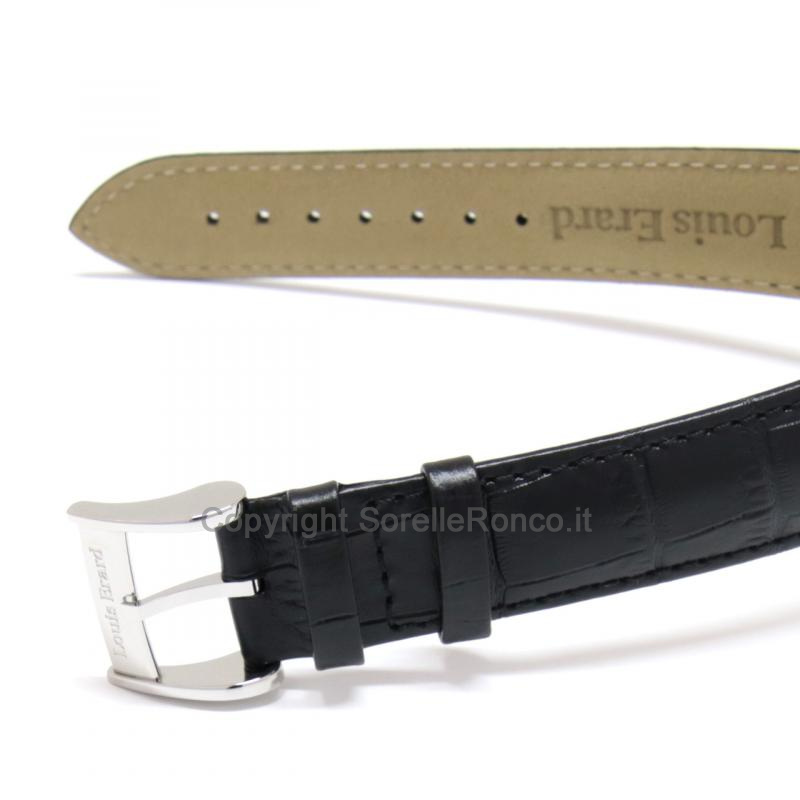 LOUIS ERARD HERITAGE VERDE 41MM PELLE NERA