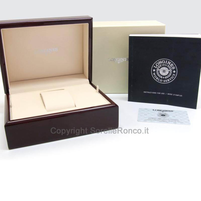 LONGINES RECORD ARGENTO 38.5MM CINTURINO PELLE