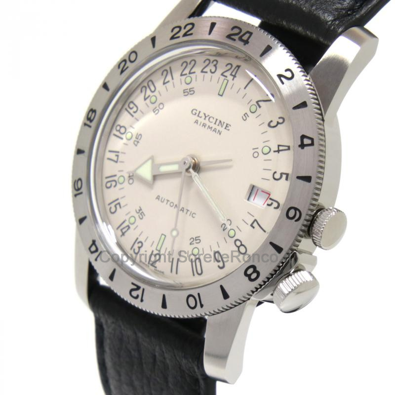 GLYCINE AIRMAN 36 NO.1 AUTOMATICO 36MM AVORIO
