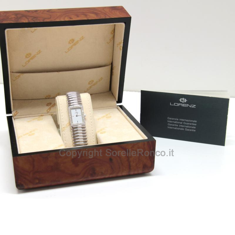 LORENZ LADY ORO BIANCO DIAMANTI 1CT 15MM