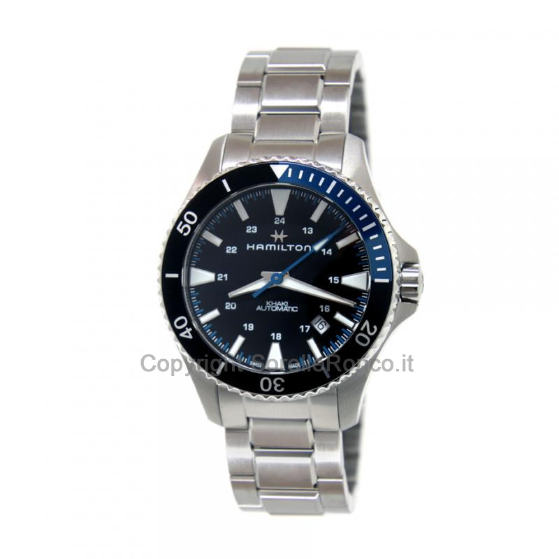 HAMILTON KHAKI SCUBA BLU E NERO ACCIAIO 40MM