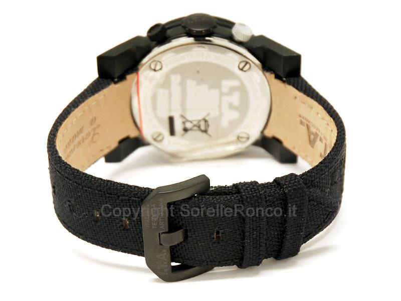 I.T.A. B.COMPAX 42MM NERO CHRONO QUARZOTESSUTO