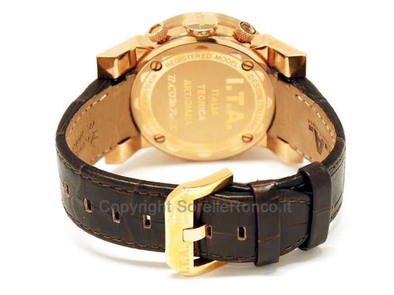  I.T.A. B.COMPAX 42MM MARRONE CHRONO MARRONE